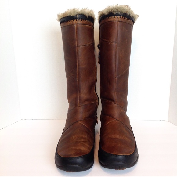 SOLD The North Face Leather Winter Boots 7.5 - Picture 5 of 7